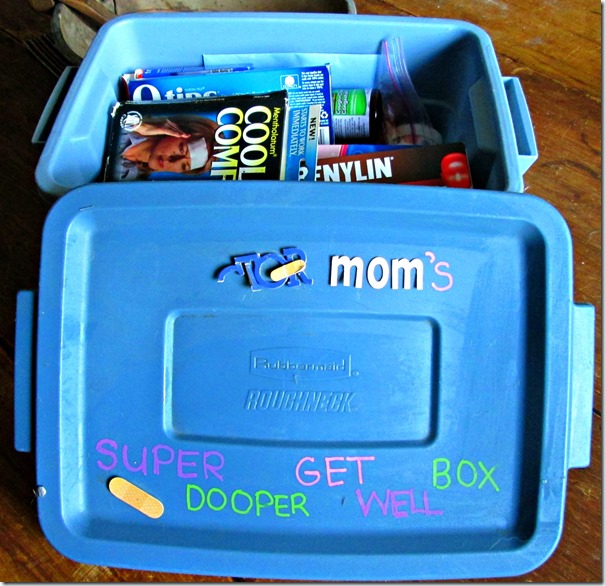 Doctor Mom's Get Well Box - a little bit of loving care for the university student away from home - GagenGirls.com