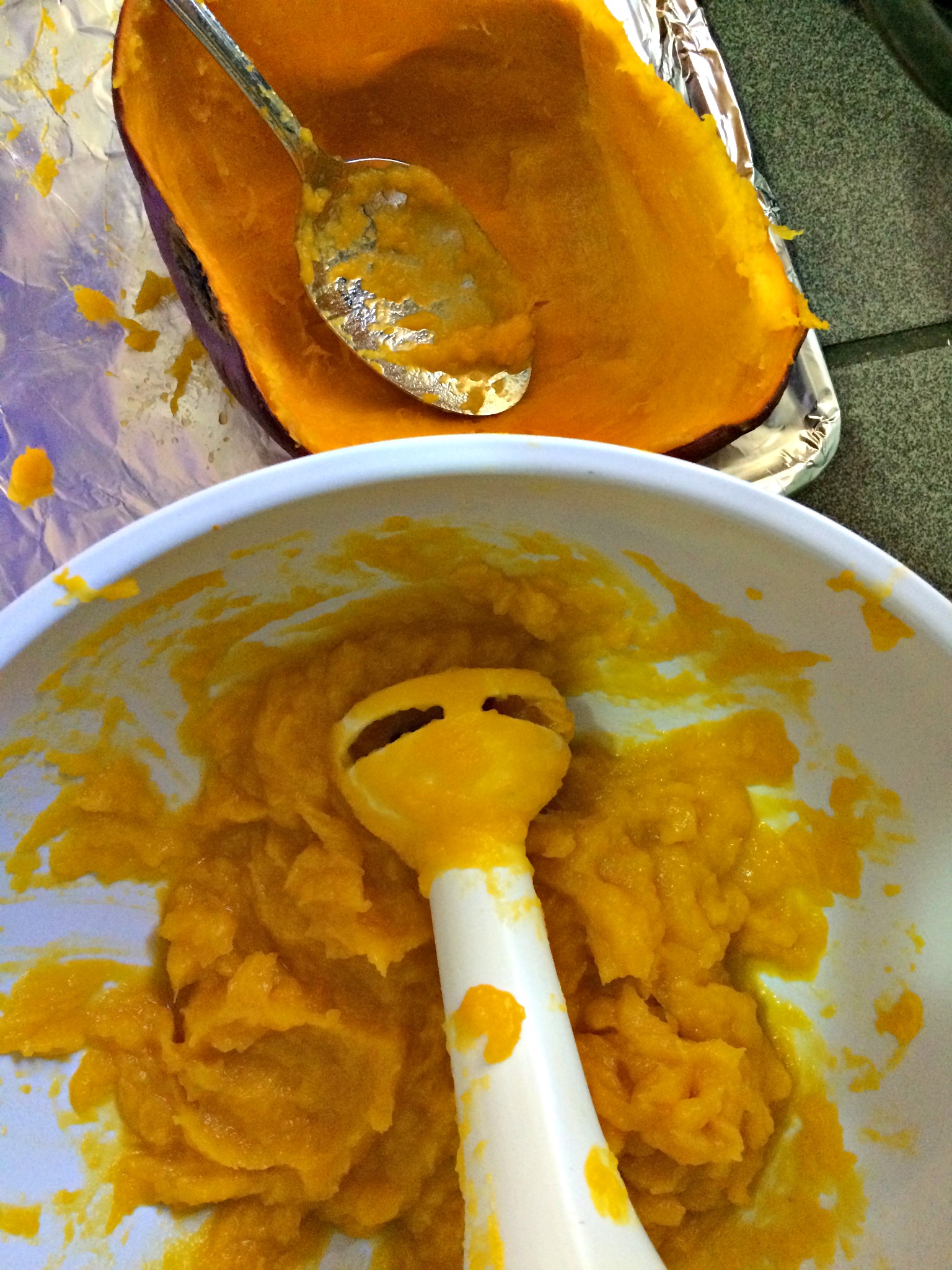 Blend yourself up some pumpkin puree - it's easier than you'd think!