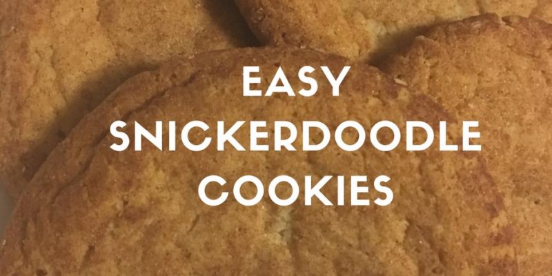 Easy Snickerdoodle Cookies, a brilliant recipe to wrap up the #12DaysOf Christmas