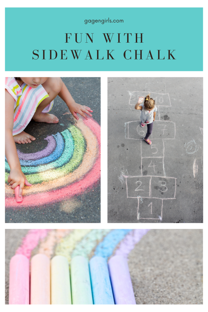fun with sidewalk chalk