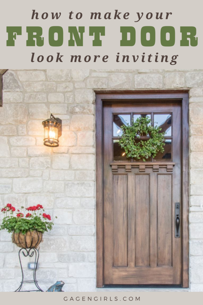 How To Make Your Front Door Look More Inviting