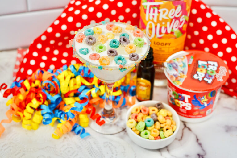Froot Loops Cocktail
