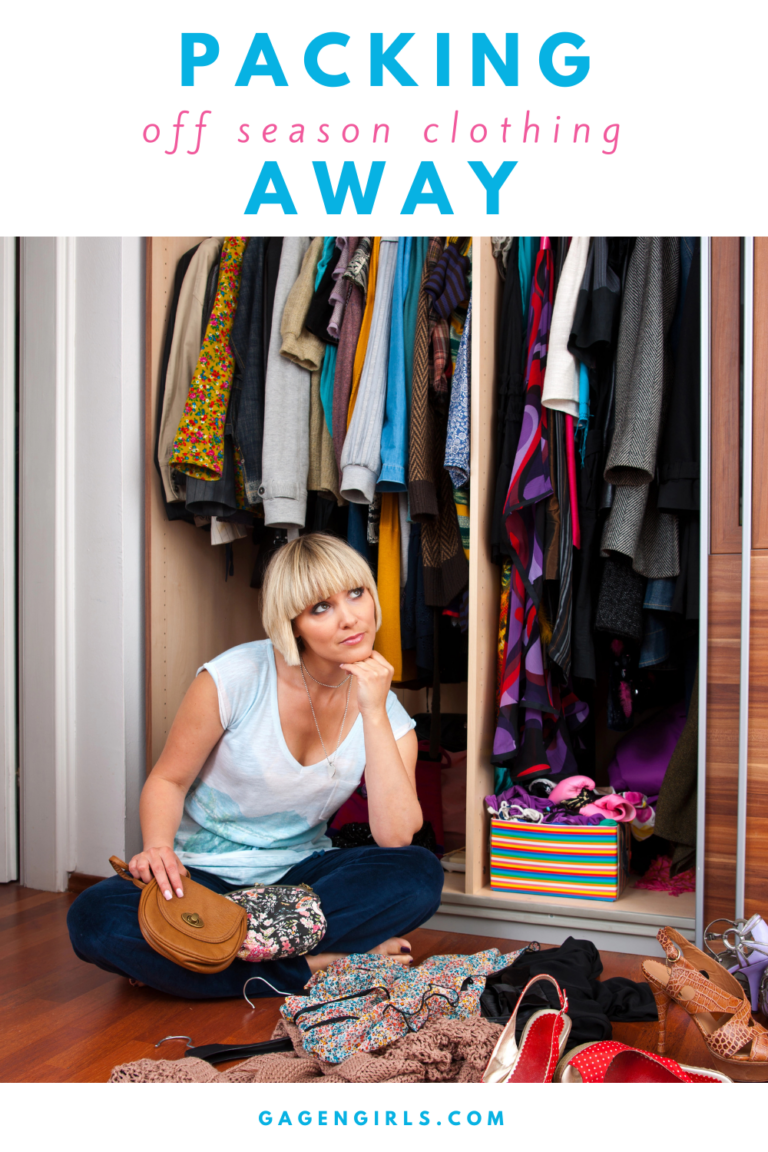 Packing Off Season Clothing Away