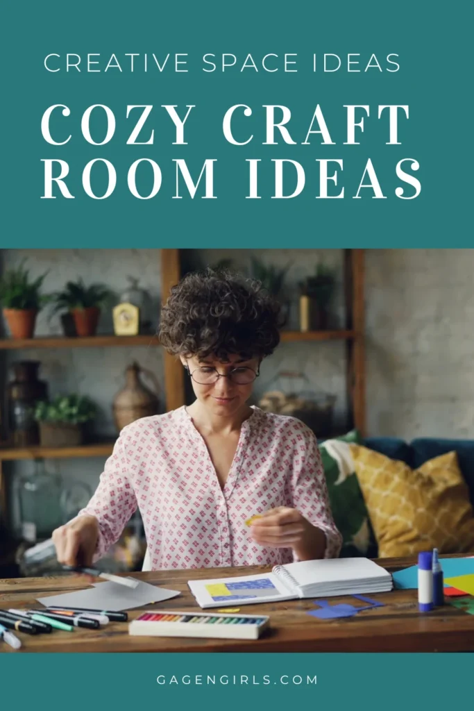 Cozy craft room ideas featuring a comfortable workspace for paper crafting and creative projects